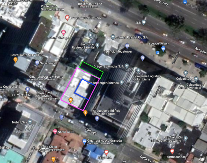 Local Calle 99 Carrera 13 A - Vista Superior
